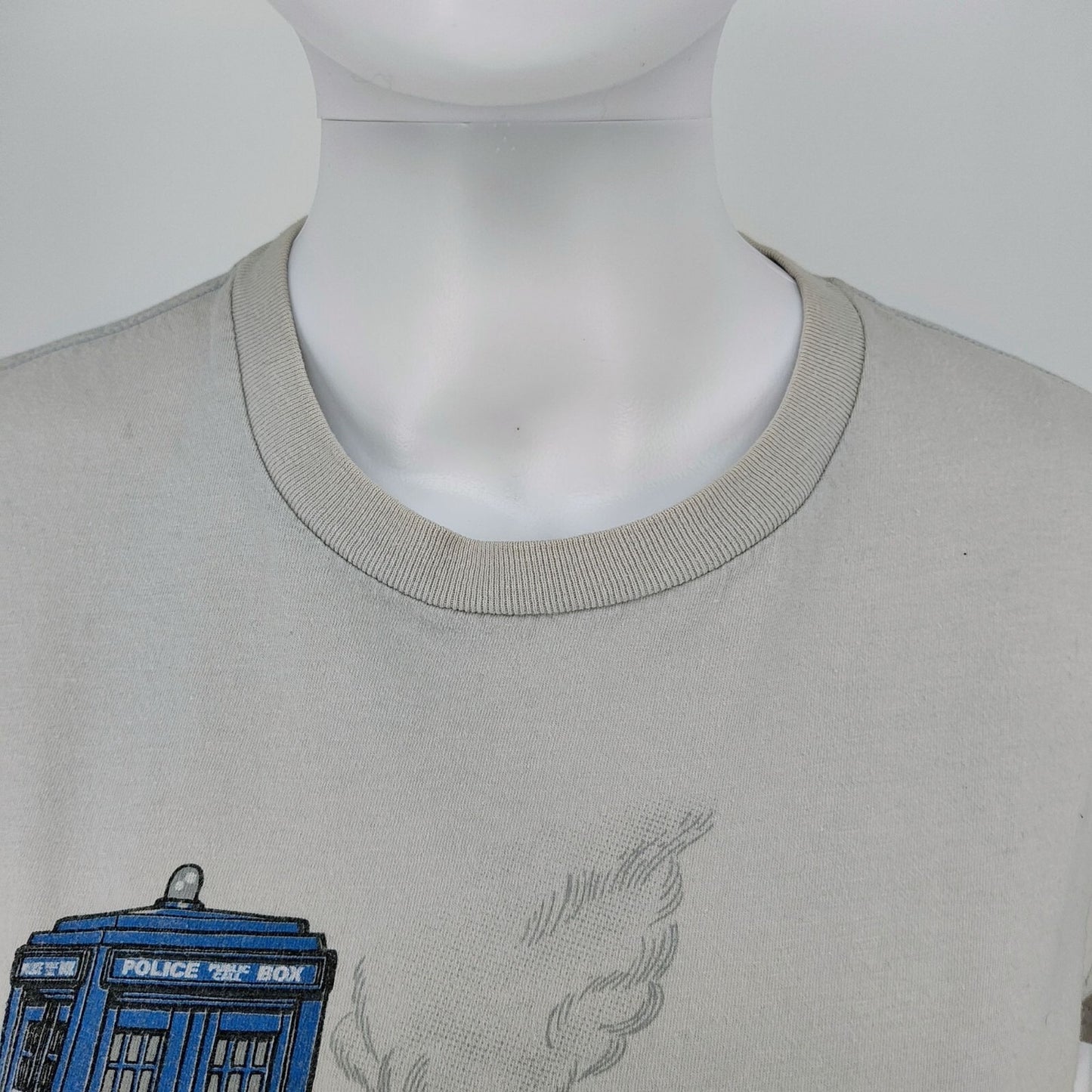 Shirt.Woot Dr. Who Tardis Back to the Future DeLorean Graphic T-Shirt (S) *Fair*