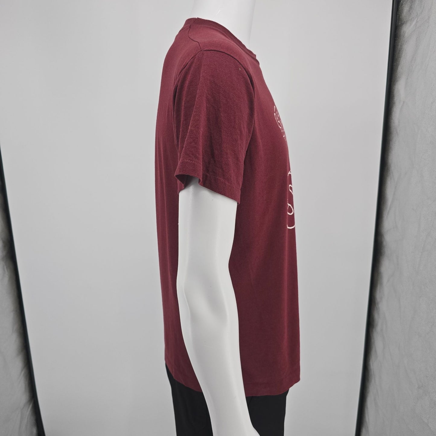 Vintage 1980s Maroon Seaside with the Savior Vacation Bible School T-Shirt (M/L)