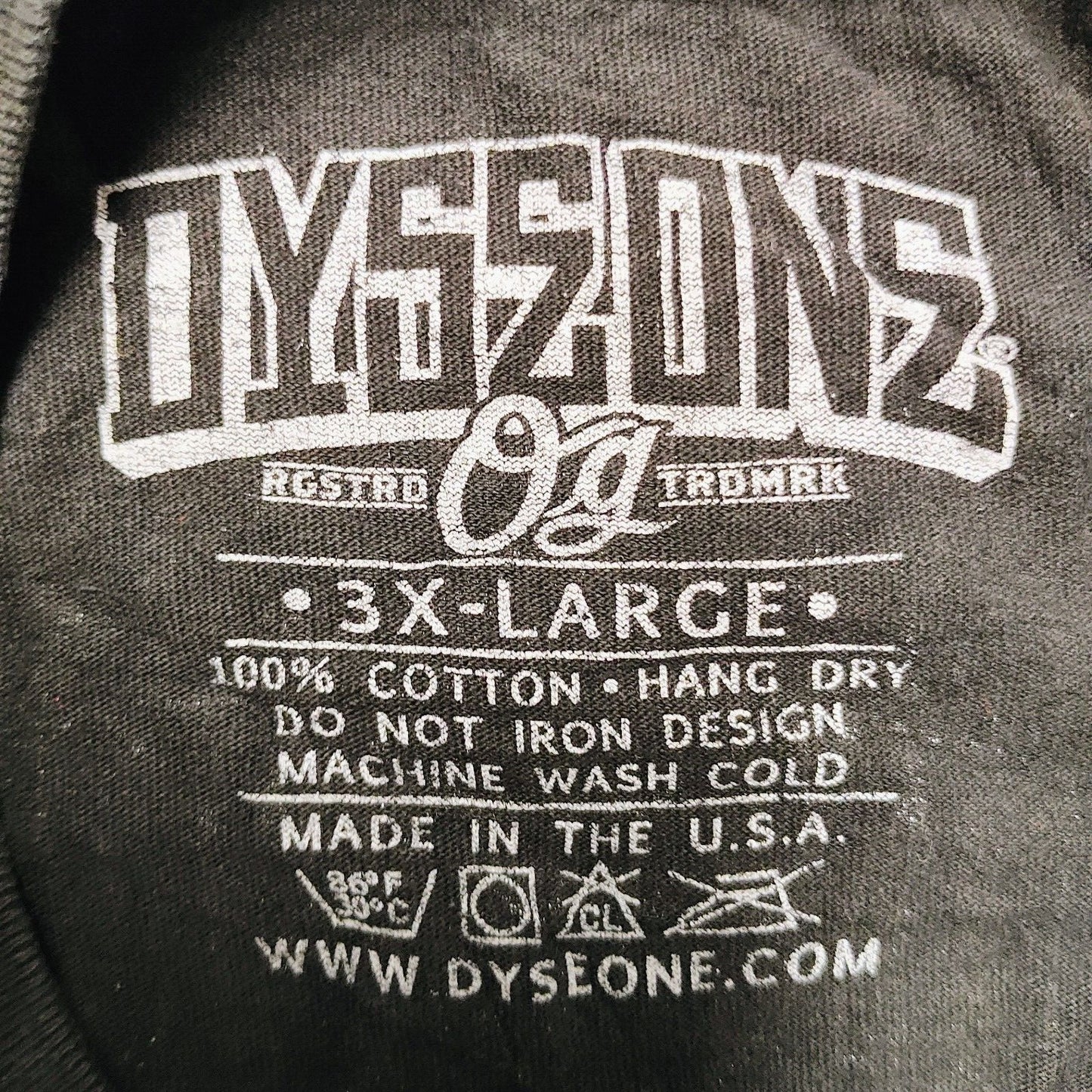 Dyse One San Diego Streetwear Made in USA Rare Out of Print T-Shirt (3XL)