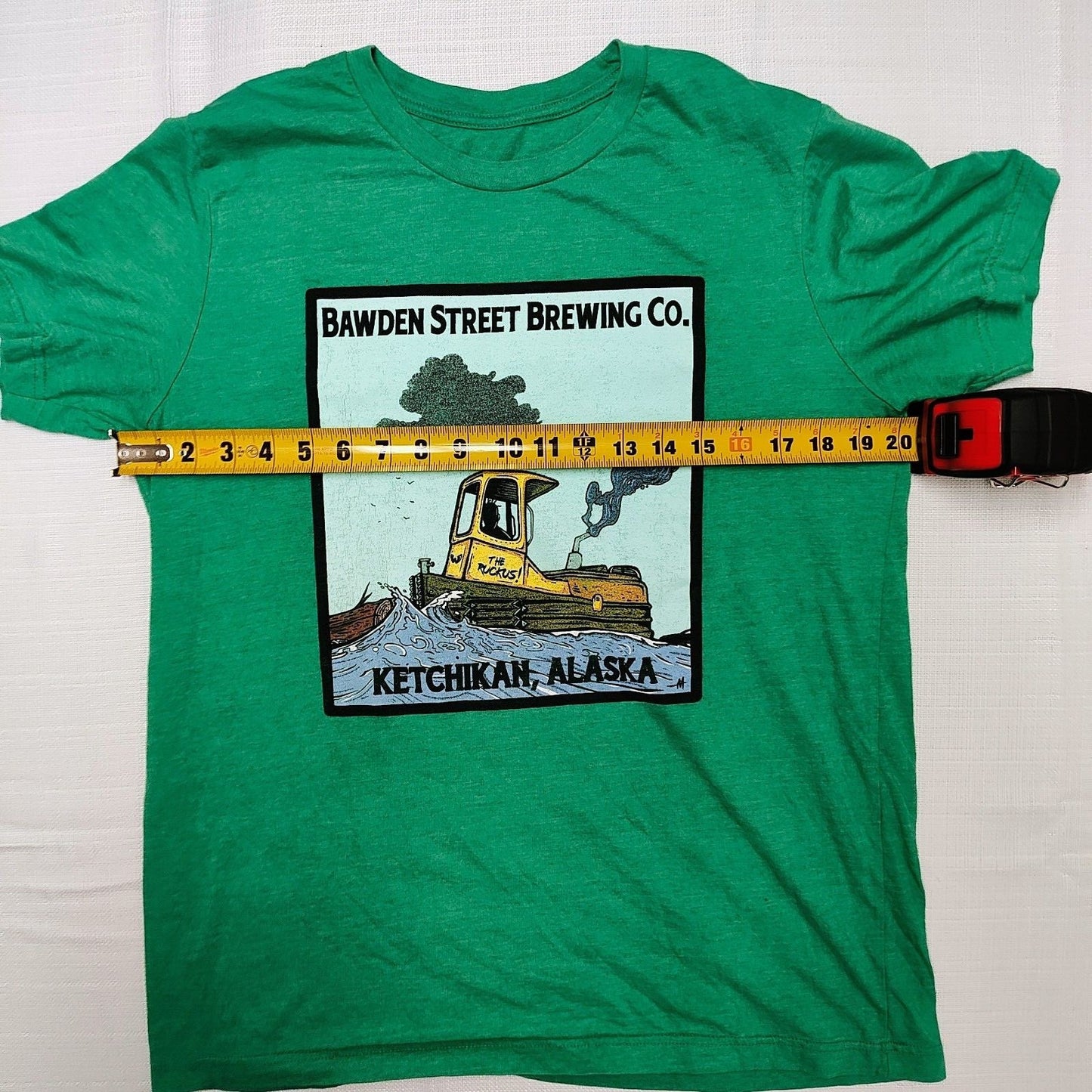 Bawden Street Brewing Co. "The Ruckus!" Ketchikan, Alaska T-Shirt (Medium)