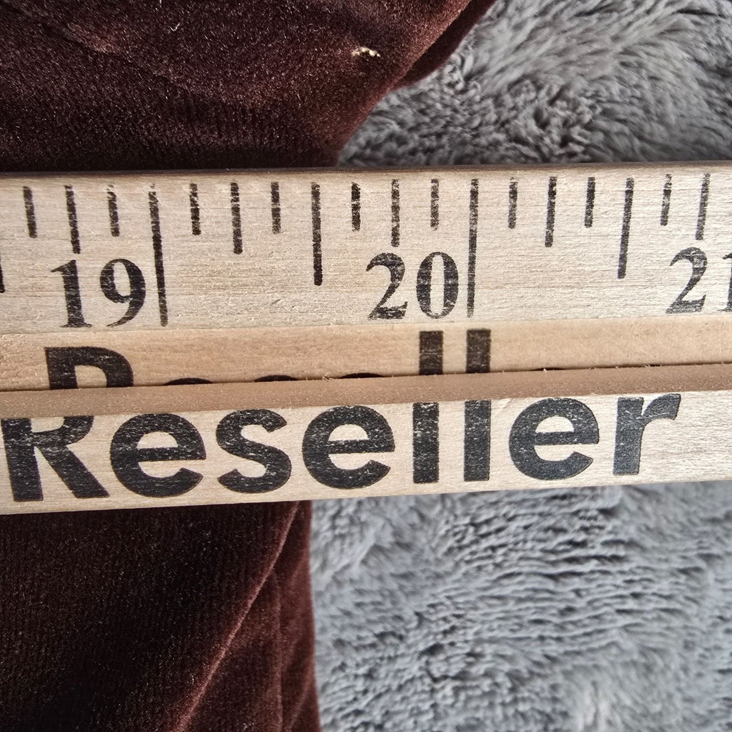 Vintage 1960s Lawrence of London Fabric by Crompton Brown Velveteen Coat (M)