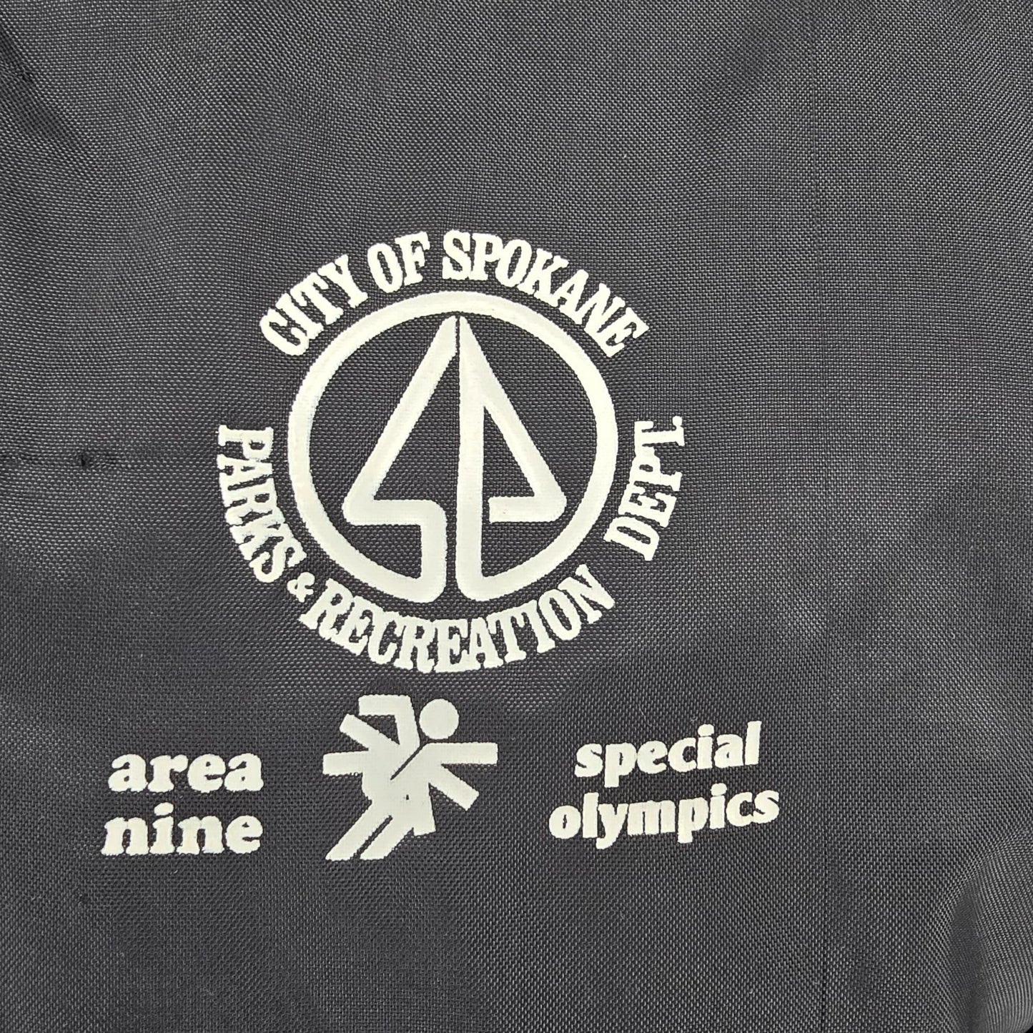 Vintage 1990s "Spokane Blades" Special Olympics Speed Skating Bomber Jacket (S)