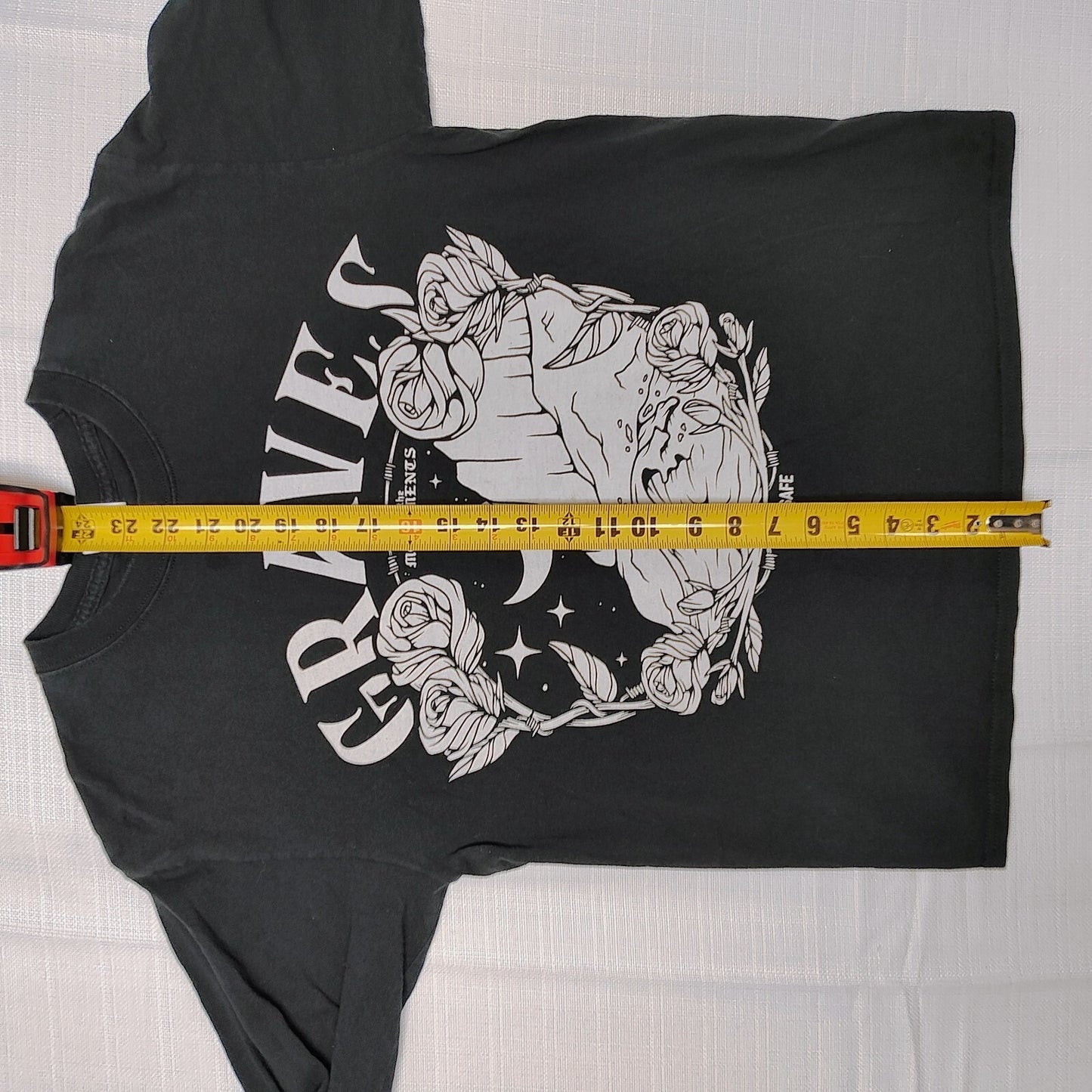 Graves of the Monuments Keep Safe Long-Sleeved Band T-Shirt (Medium)