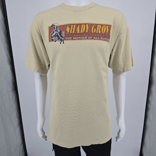 Vintage 1990s Shady Grove Austin Texas "The Mother of All Buckers" T-Shirt (XL)
