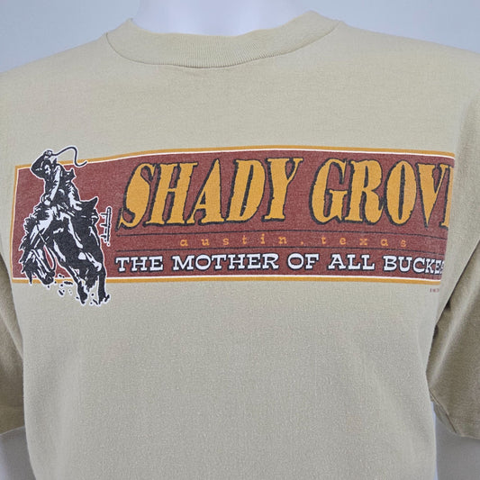 Vintage 1990s Shady Grove Austin Texas "The Mother of All Buckers" T-Shirt (XL)