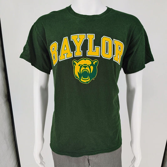 Gildan Heavy Cotton Baylor Bears Marshall 25 Green Graphic T-Shirt (Large)