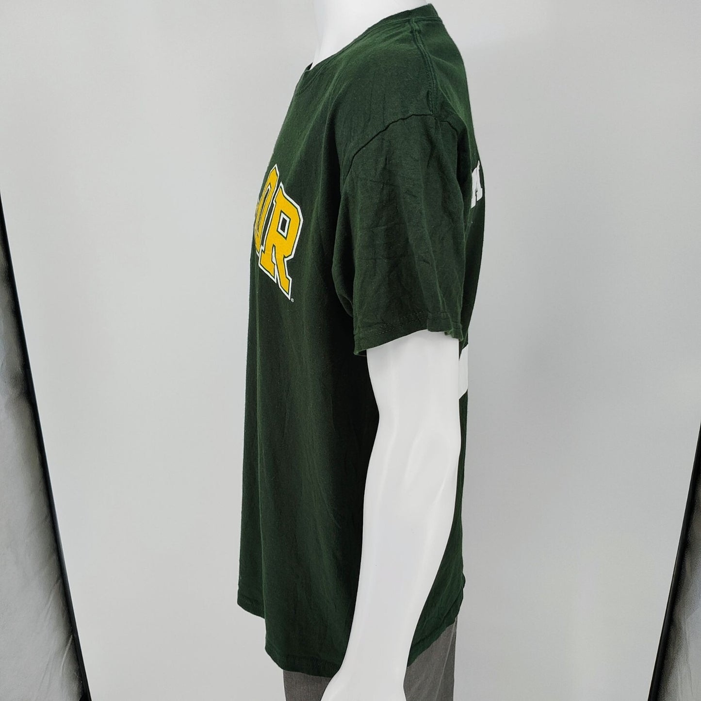 Gildan Heavy Cotton Baylor Bears Marshall 25 Green Graphic T-Shirt (Large)