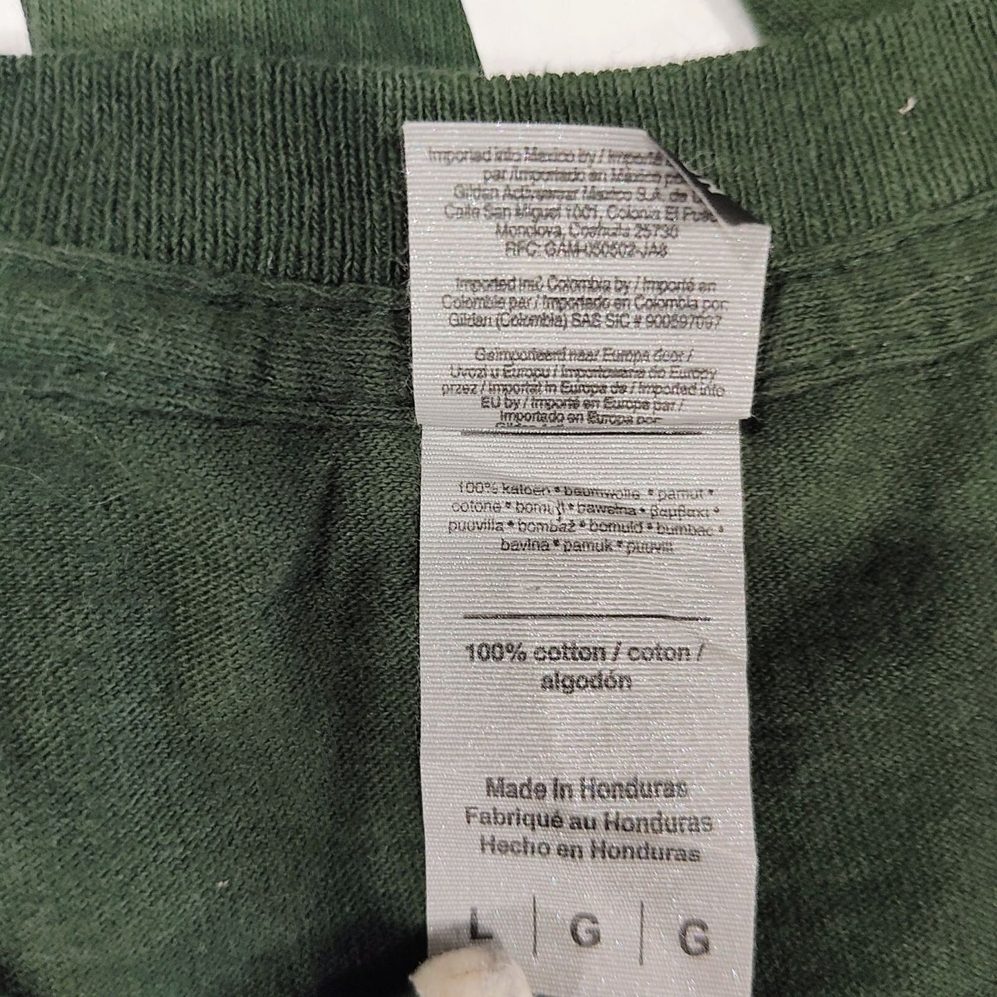 Gildan Heavy Cotton Baylor Bears Marshall 25 Green Graphic T-Shirt (Large)