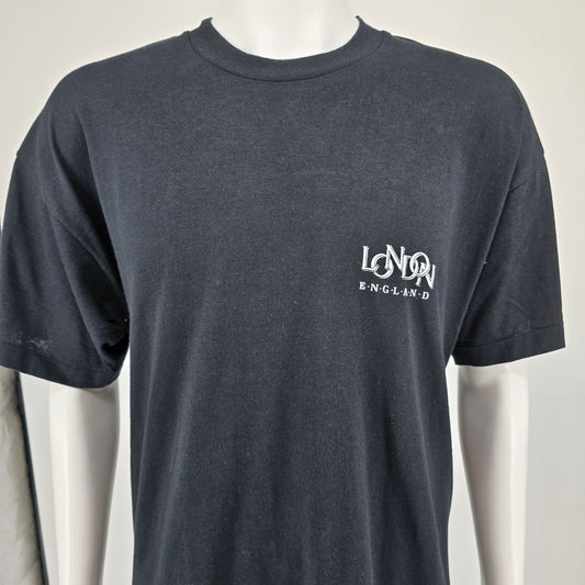 Vintage 1990s Screen Stars Full Cut London England Souvenir T-Shirt (XL)