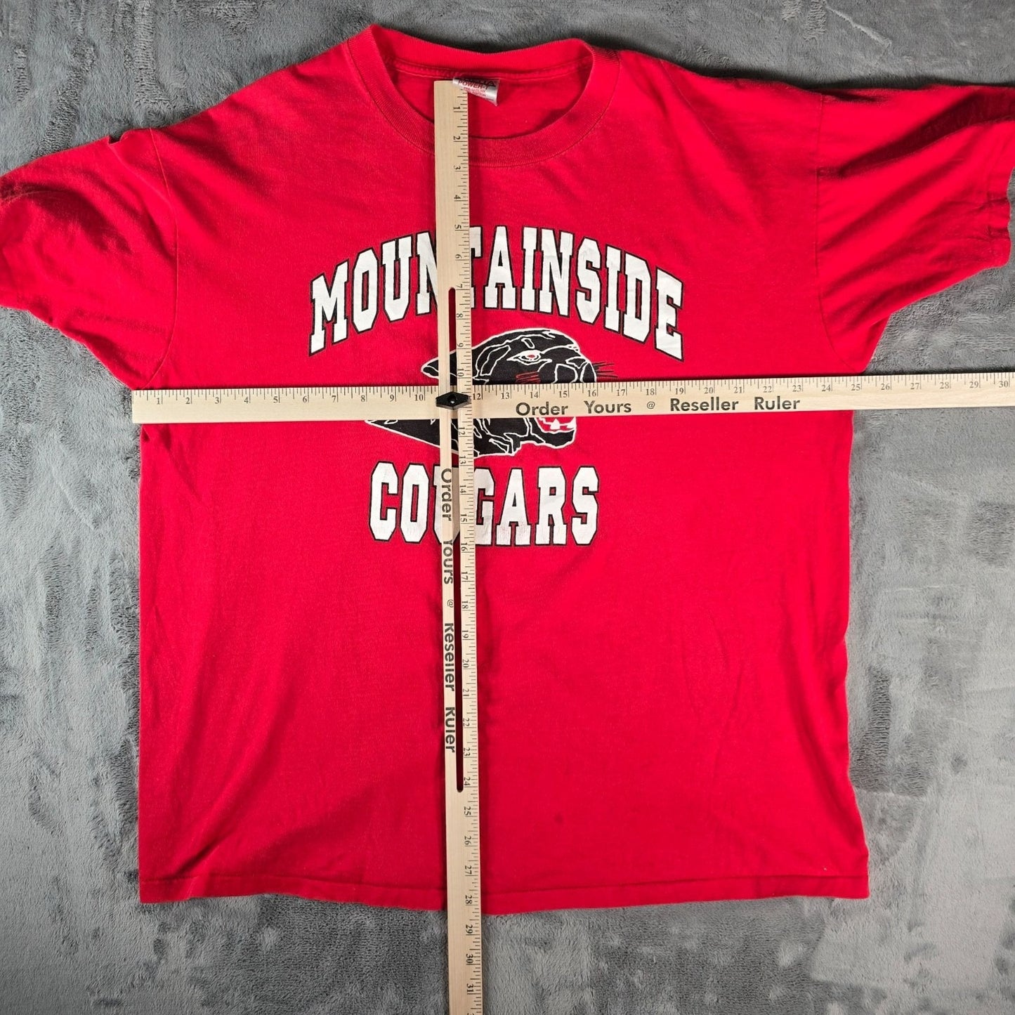 Vintage 1990s Mountainside Middle School Cougars Scottsdale, AZ T-Shirt (XL)