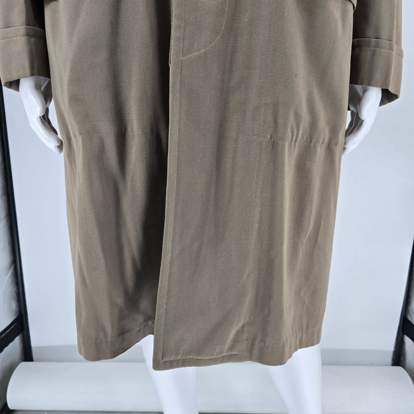 Vintage 1940s J.C Penney Co. Inc. Craftsman Water Repellent Overcoat (L)