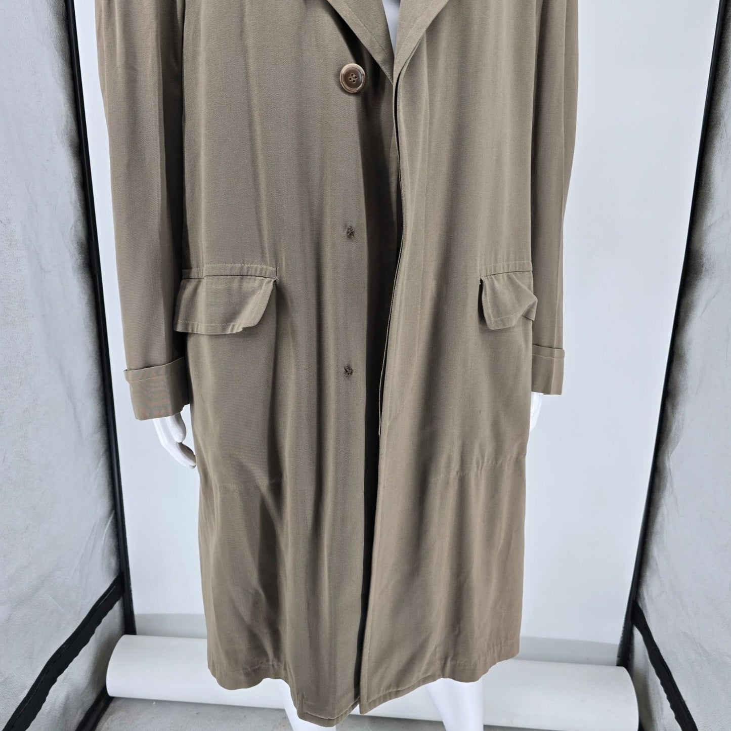 Vintage 1940s J.C Penney Co. Inc. Craftsman Water Repellent Overcoat (L)