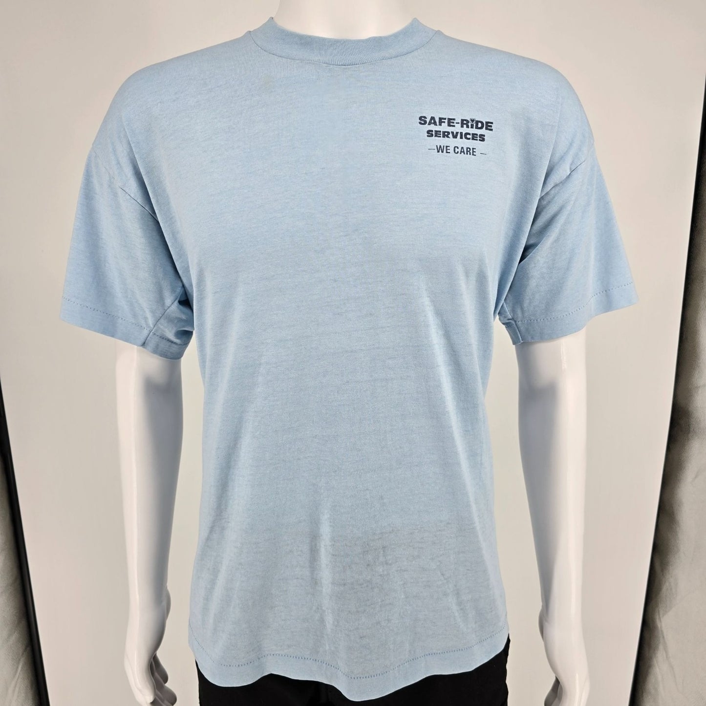 Vintage 1990s Safe-Ride Services Non-Emergency Medical Transportation T-Shirt XL