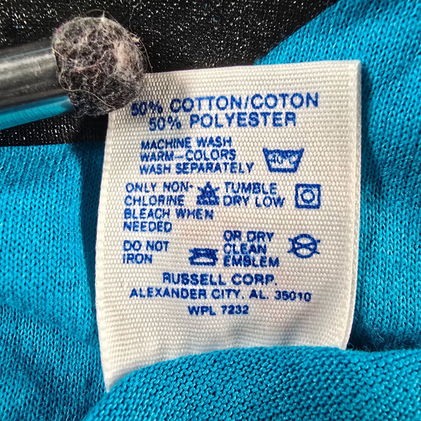 Vintage 1990s Jerzees Proctor & Gamble Micro Chip Munks #13 Teal T-Shirt (M/L)