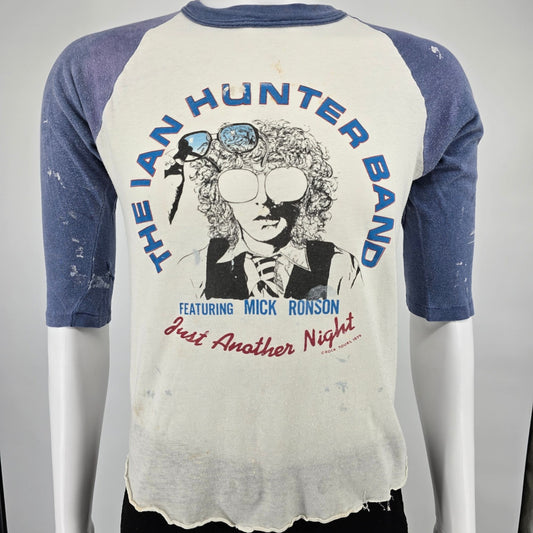 Vintage 1979 Ian Hunter Band/ Mick Ronson Just Another Night Tour T-Shirt (S/M)