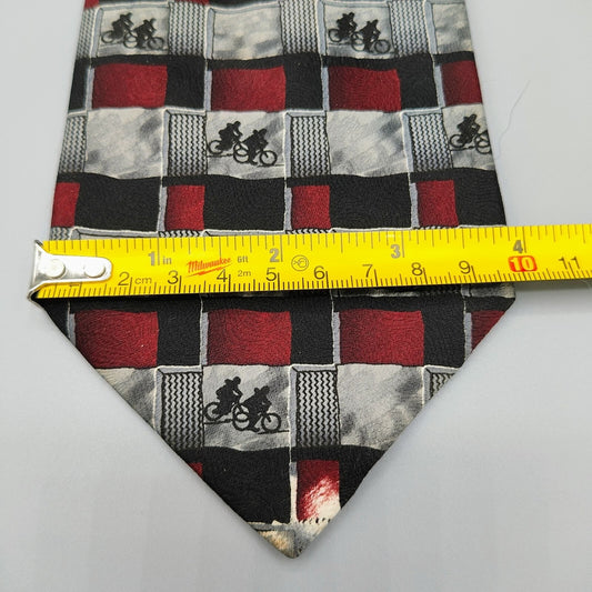 Johnson Brothers Made in USA Checkered Bicycle Pattern Washable Necktie