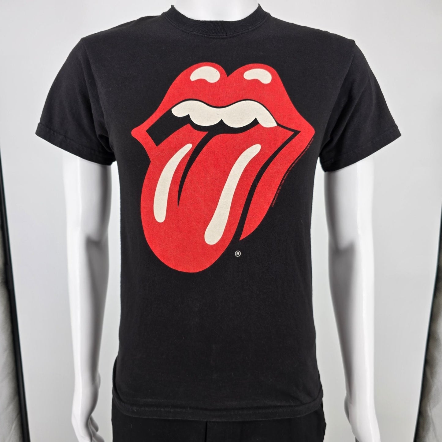 2009 Hanes Heavyweight Rolling Stones Tongue Logo Band T-Shirt (S)