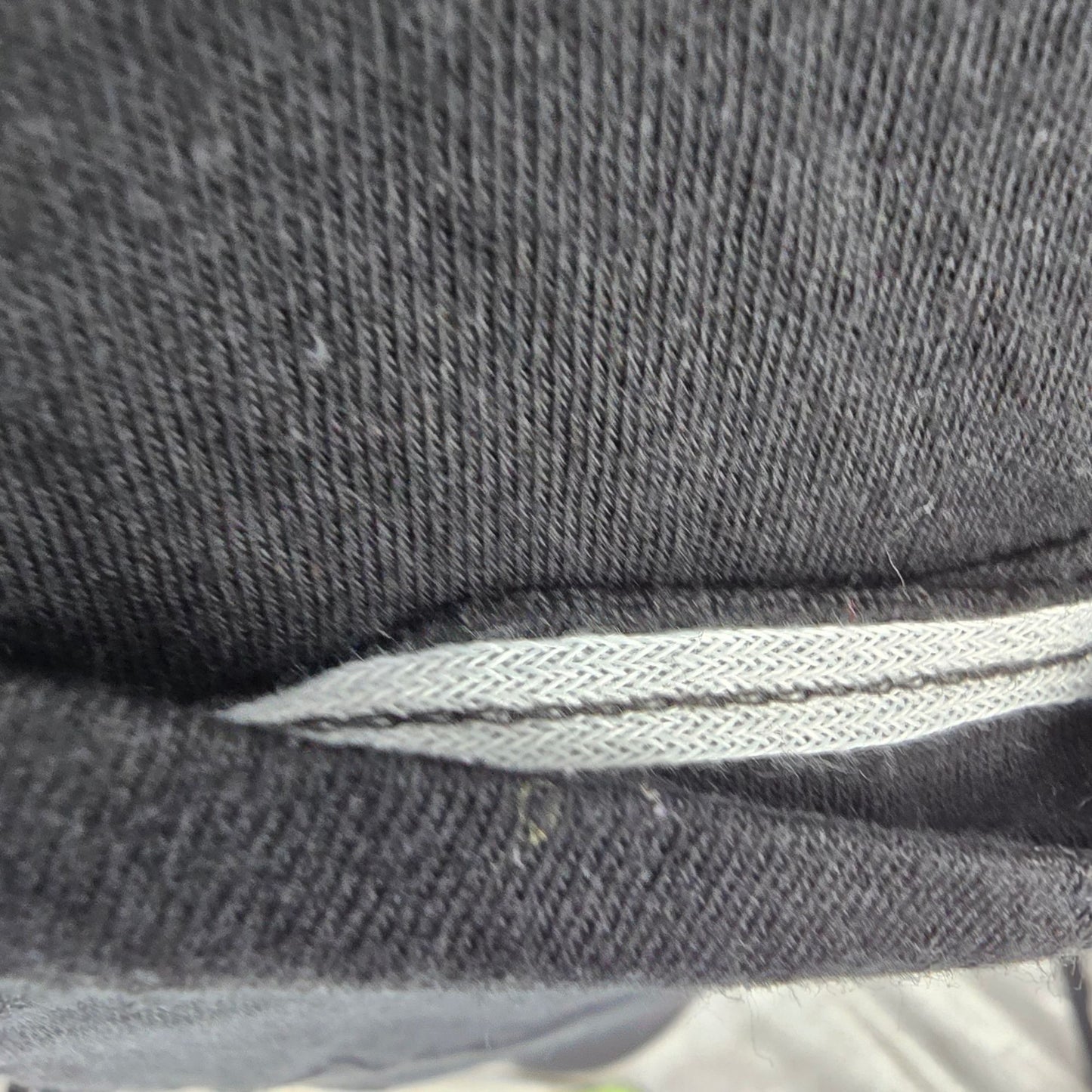 Vintage Late 1980s BVD Black Blank Cotton Selvedge Pocket Tee T-Shirt (S)