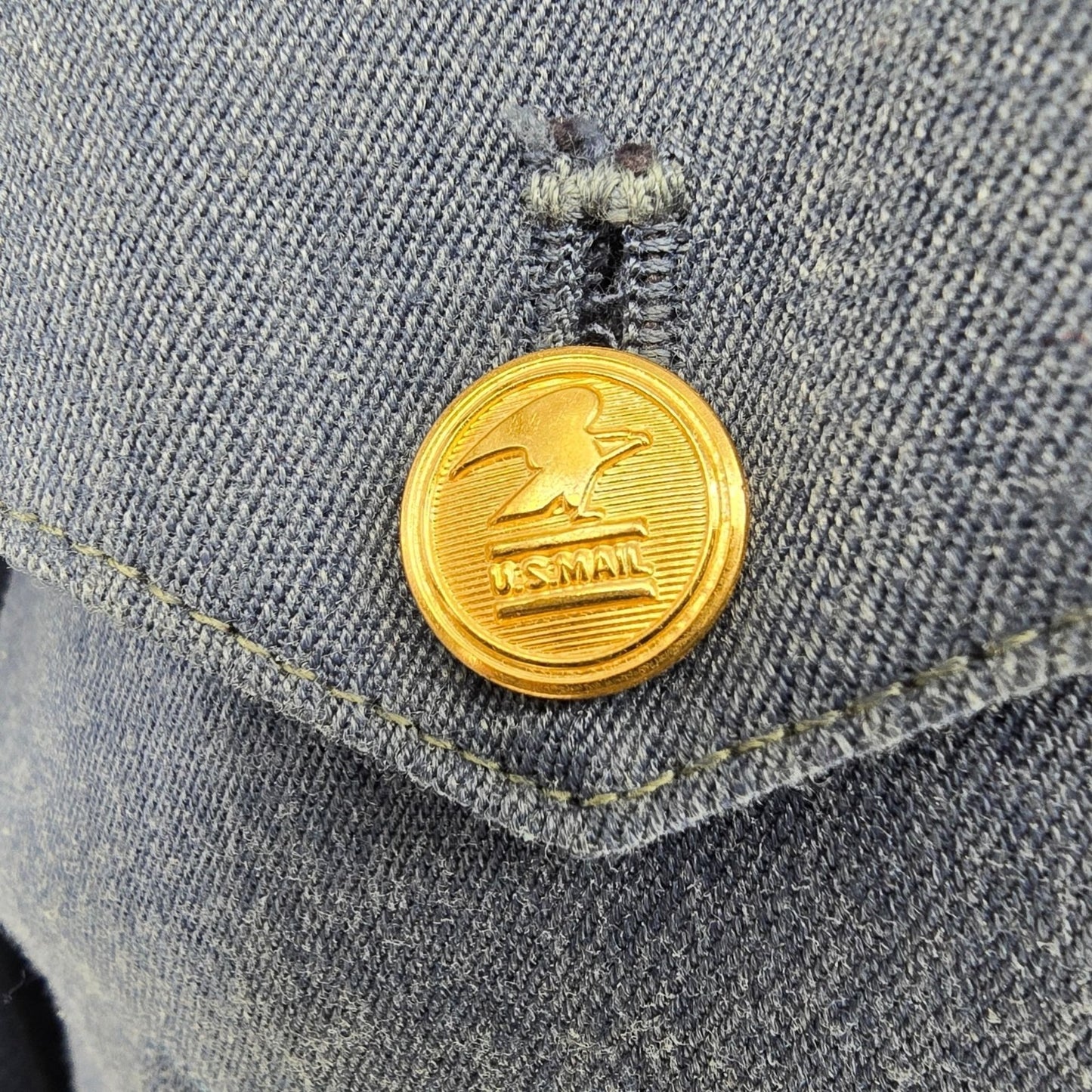 Vintage 1970s USPS US Mail Regulation Letter Carrier Uniform Jacket (S/M)