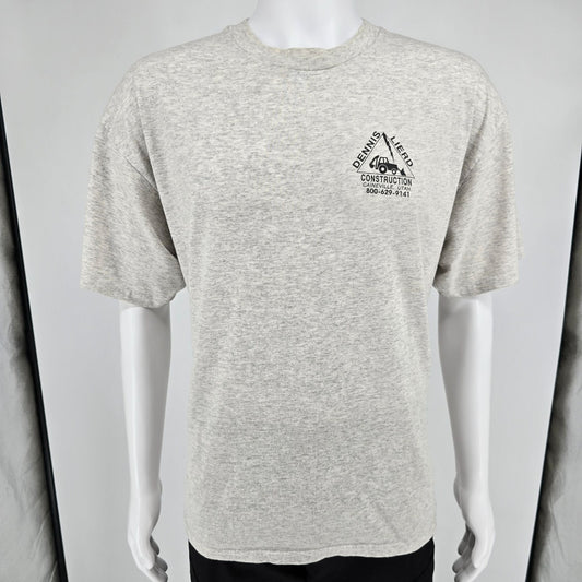 Vintage 1990s Hanes Dennis Lierd Construction Caineville, Utah T-Shirt (XL)