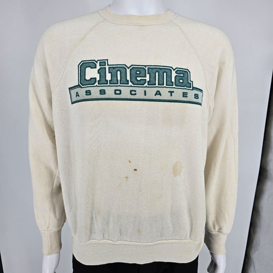 Vintage 1980s Bassett-Walker Cinema Associates Box Fit Raglan Sweatshirt (XL)