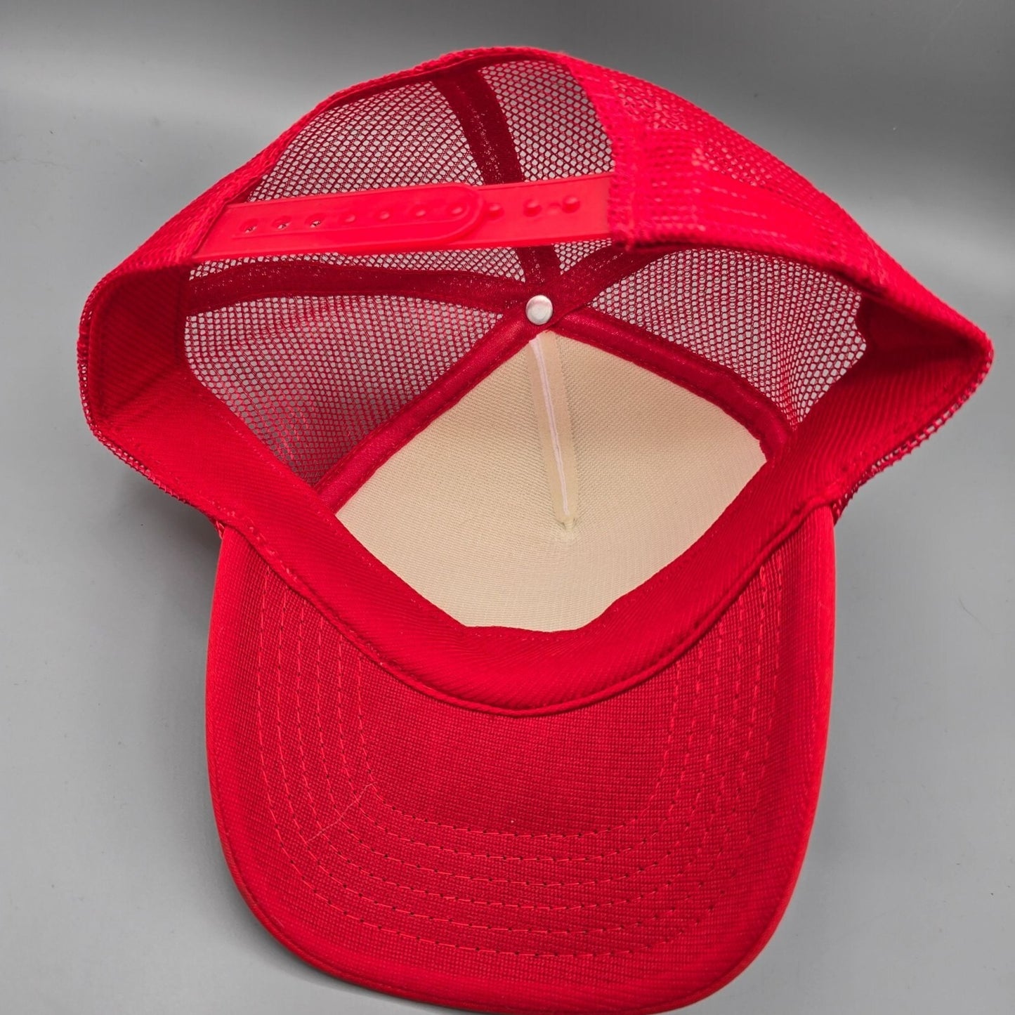 Bubu Stay Wild My Child Red & White Mesh Back Adjustable Kids' Trucker Hat
