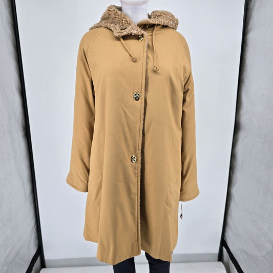 Vintage 1970s Bonnie Cashin Weatherproof for Russ Taylor Hooded Car Coat (XXL)