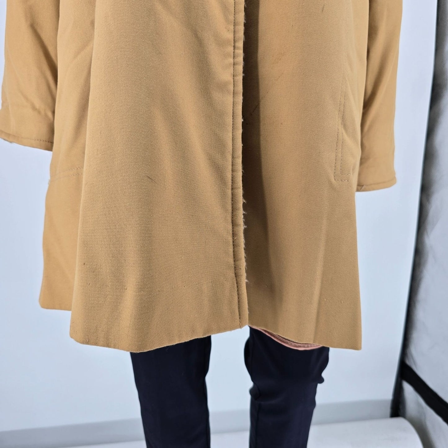 Vintage 1970s Bonnie Cashin Weatherproof for Russ Taylor Hooded Car Coat (XXL)