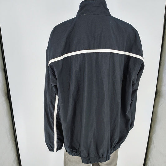 Nike Team "Western Basketball" Black & White Full-Zip Windbreaker Jacket (3XL)