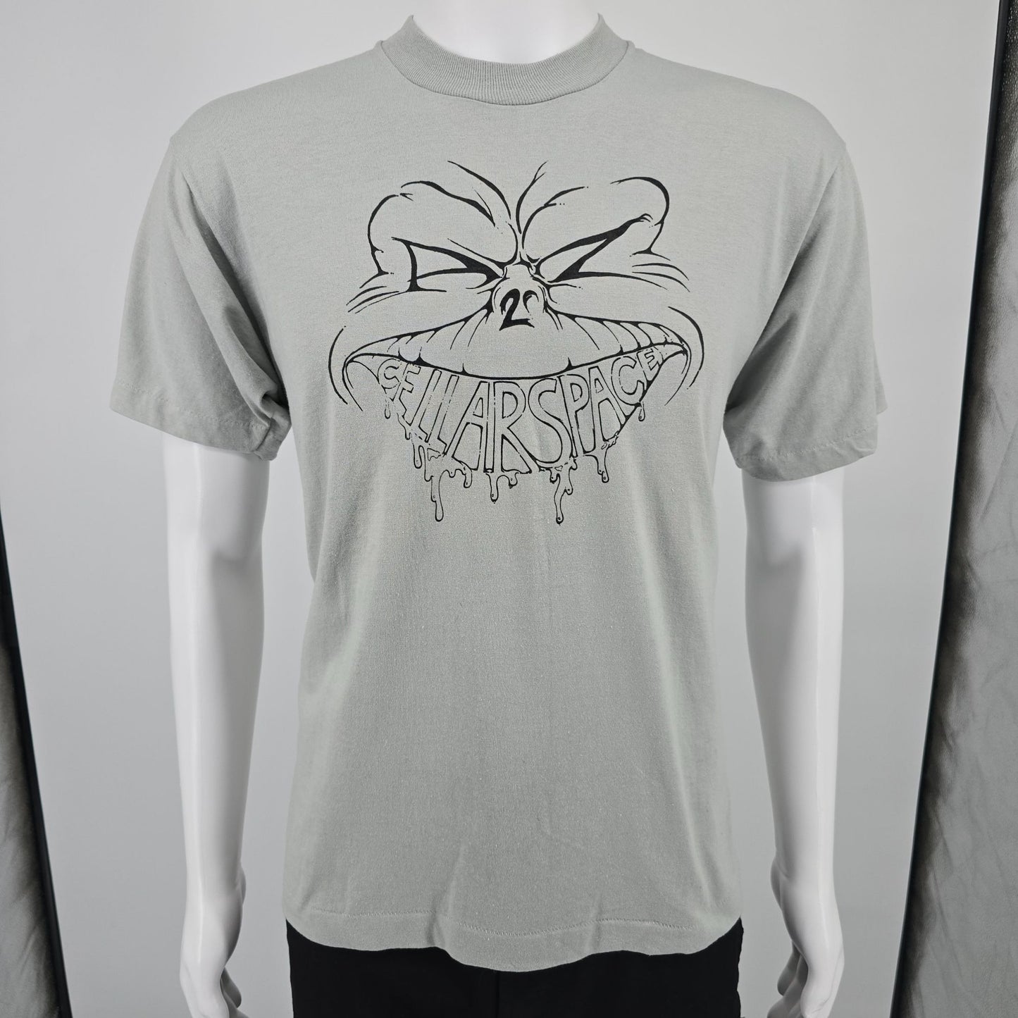 Vintage 1990 Screen Stars Best Gray Cellarspace/Tom Alexander T-Shirt (M/L)