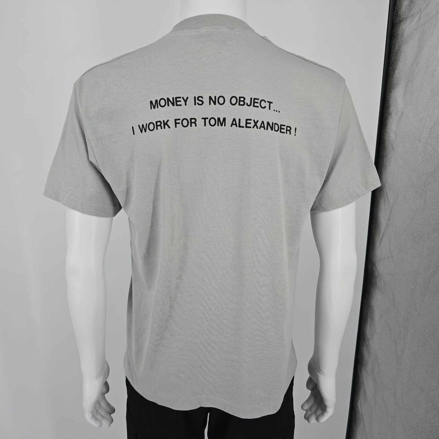 Vintage 1990 Screen Stars Best Gray Cellarspace/Tom Alexander T-Shirt (M/L)