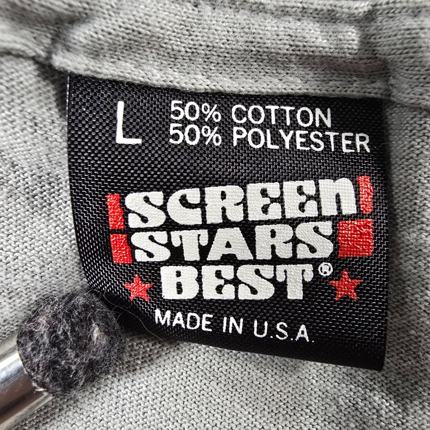 Vintage 1990 Screen Stars Best Gray Cellarspace/Tom Alexander T-Shirt (M/L)