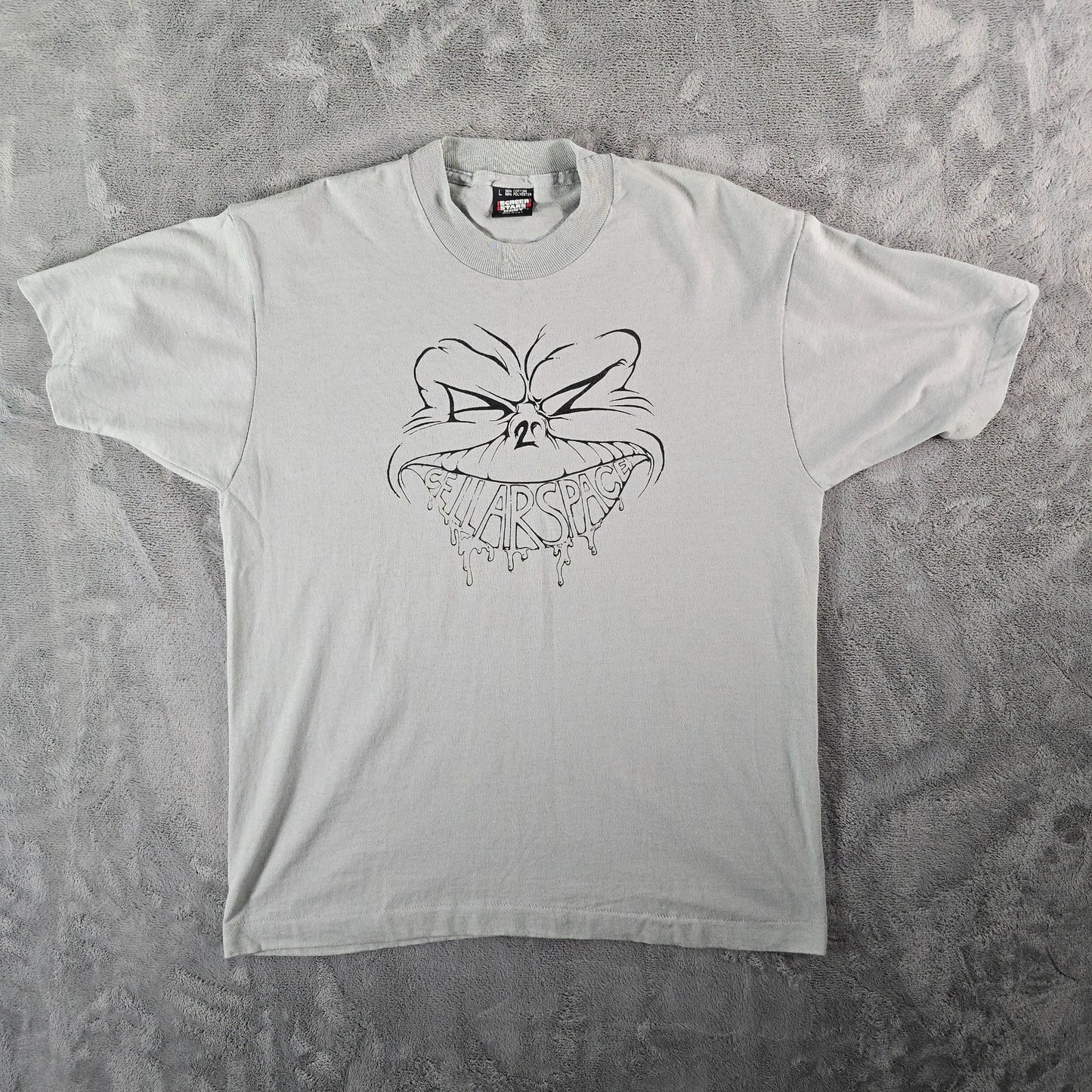 Vintage 1990 Screen Stars Best Gray Cellarspace/Tom Alexander T-Shirt (M/L)