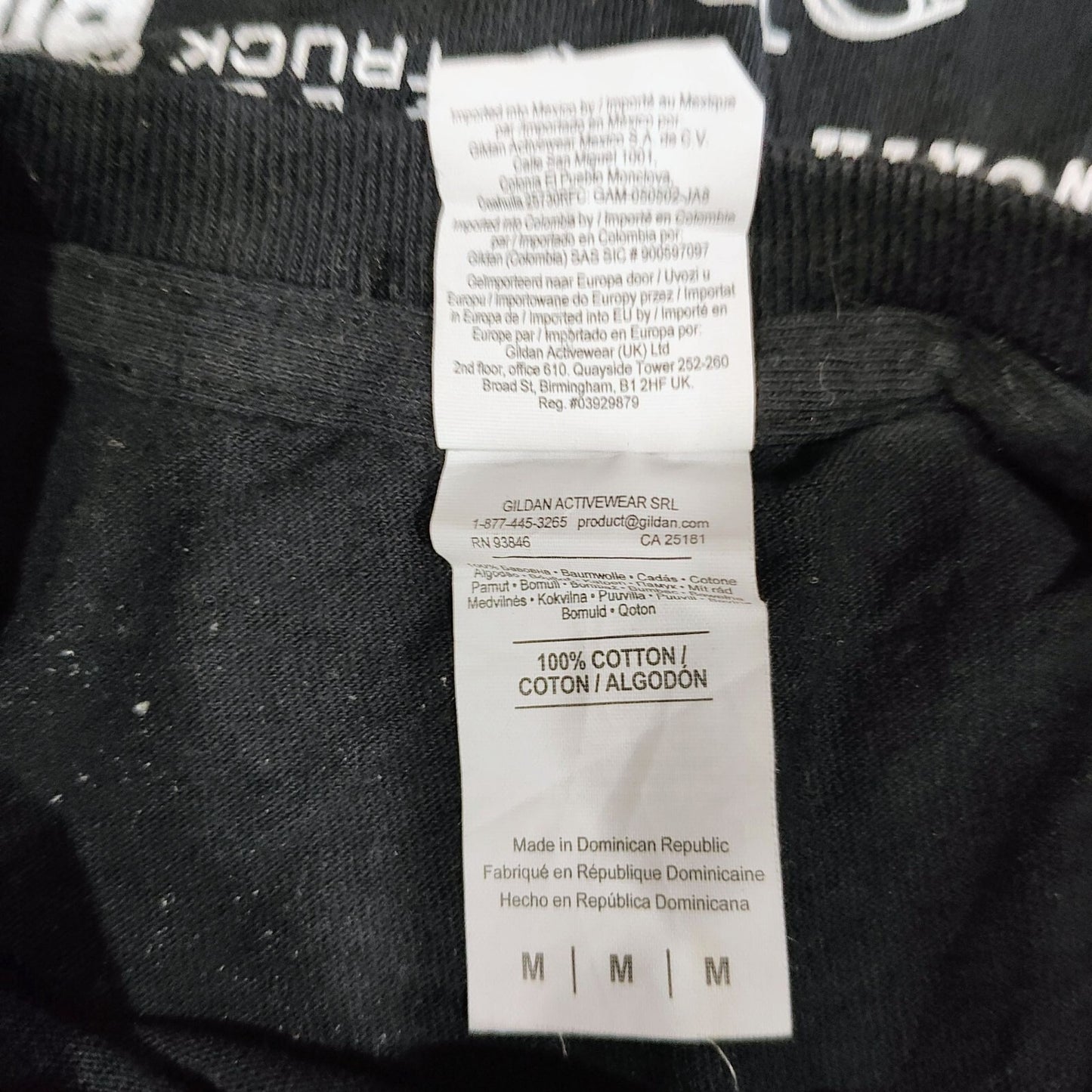Gildan Shell Rotella SuperRigs 2019 Minnesota Black Graphic T-Shirt (M)