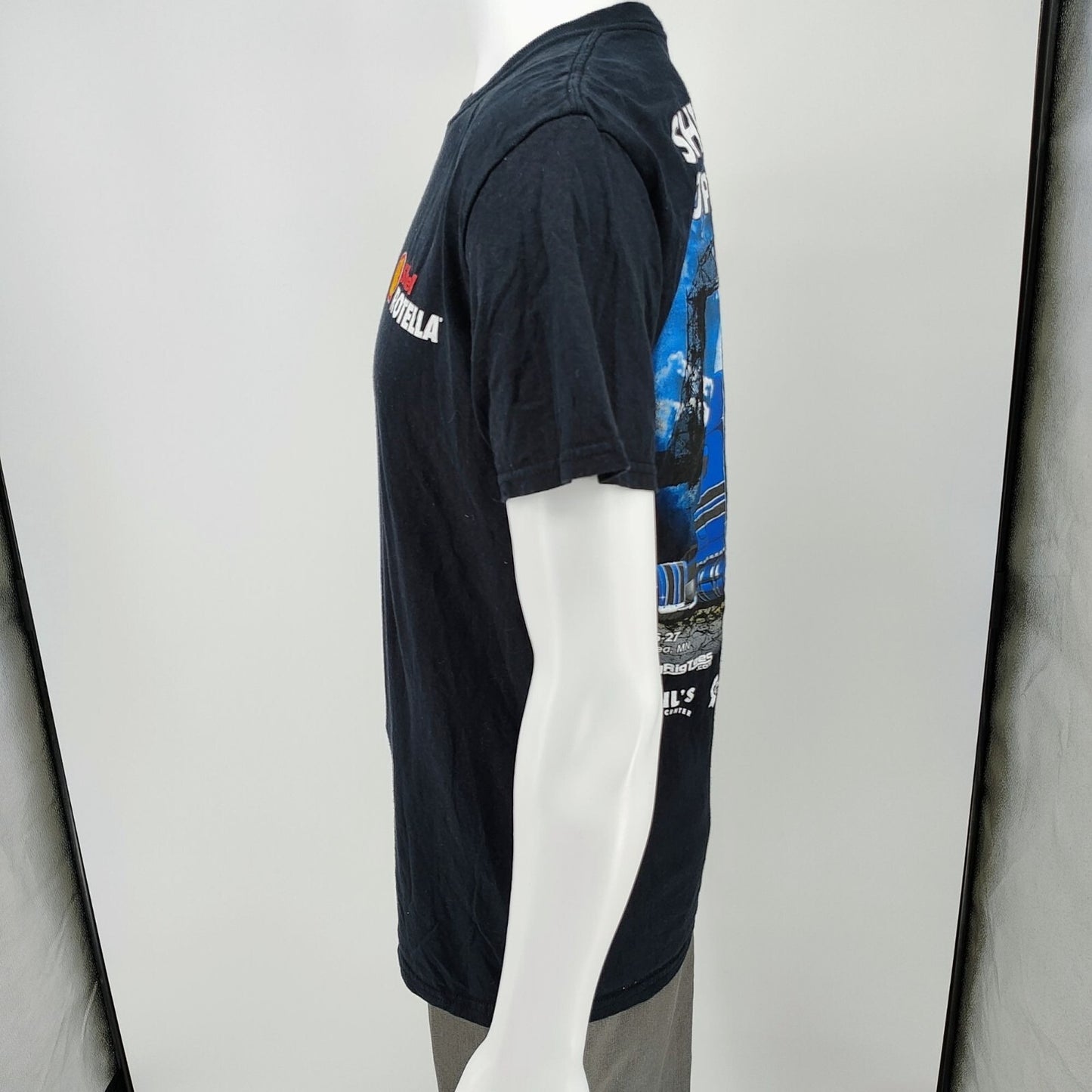 Gildan Shell Rotella SuperRigs 2019 Minnesota Black Graphic T-Shirt (M)