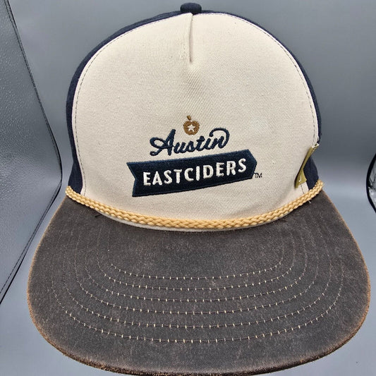 Austin Eastciders "Cider Y'all" Beige & Brown Cotton Snapback Five-Panel Hat