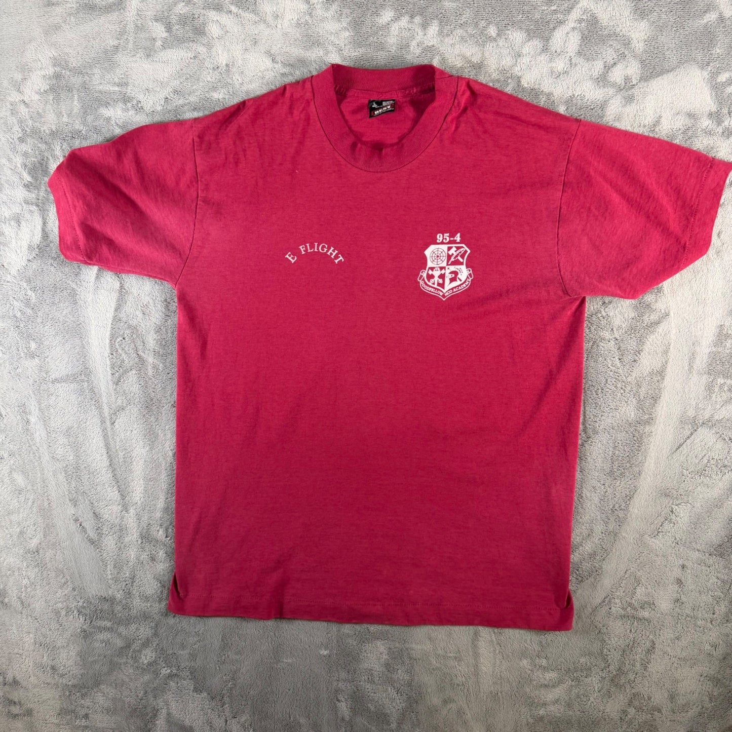 Vintage 1995 Goodfellow Air Force Base NCO Academy 95.4 E Flight T-Shirt (L)
