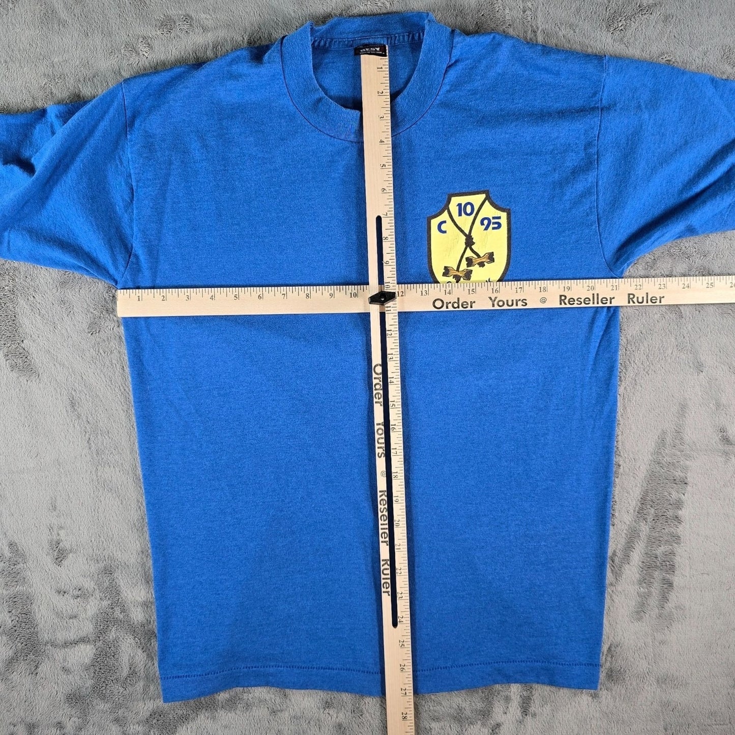 Vintage 1990s Boy Scouts of American Camp Hood 1995 Franklin Ohio T-Shirt (L)
