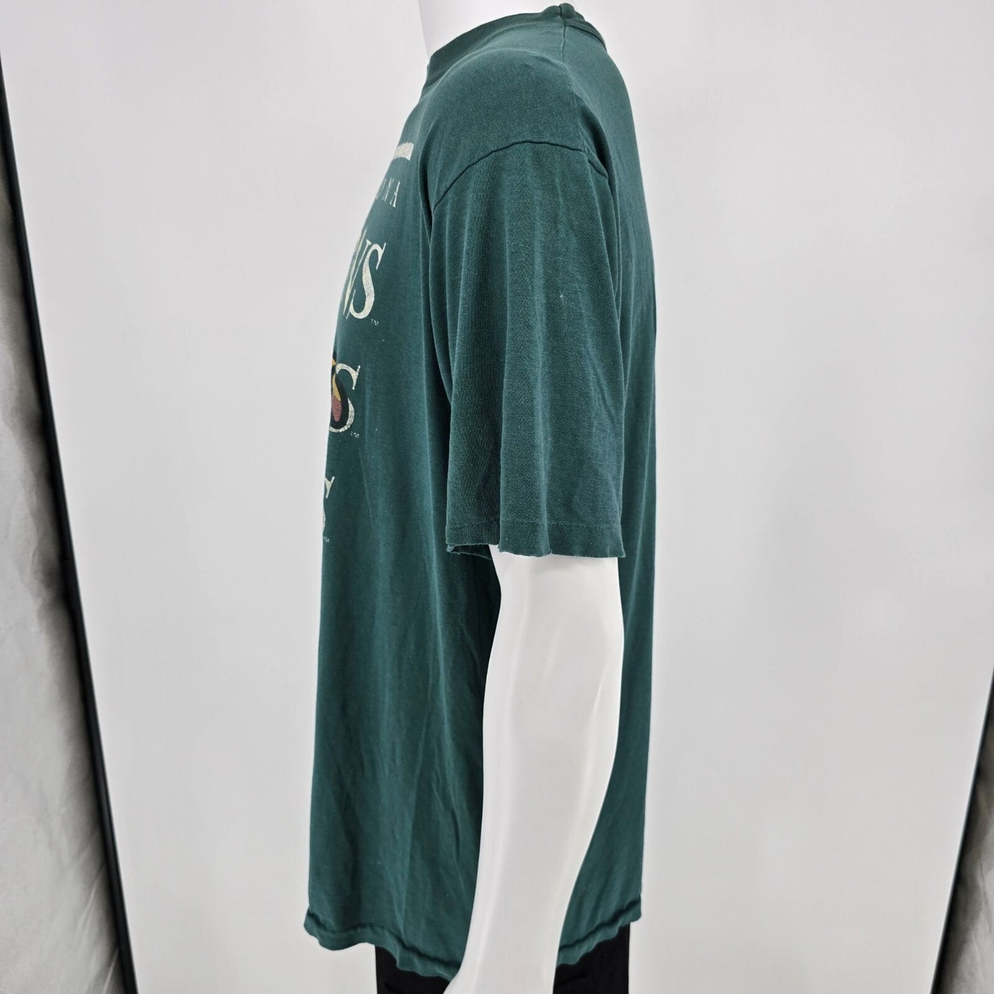 Thrashed Vintage 1990s NFL Europe Barcelona Dragons Single Stitch T-Shirt (L/XL)