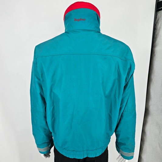 Vintage 1990s Columbia Sportswear Teal Bugaboo 3-in-1 Interchange Jacket (L)