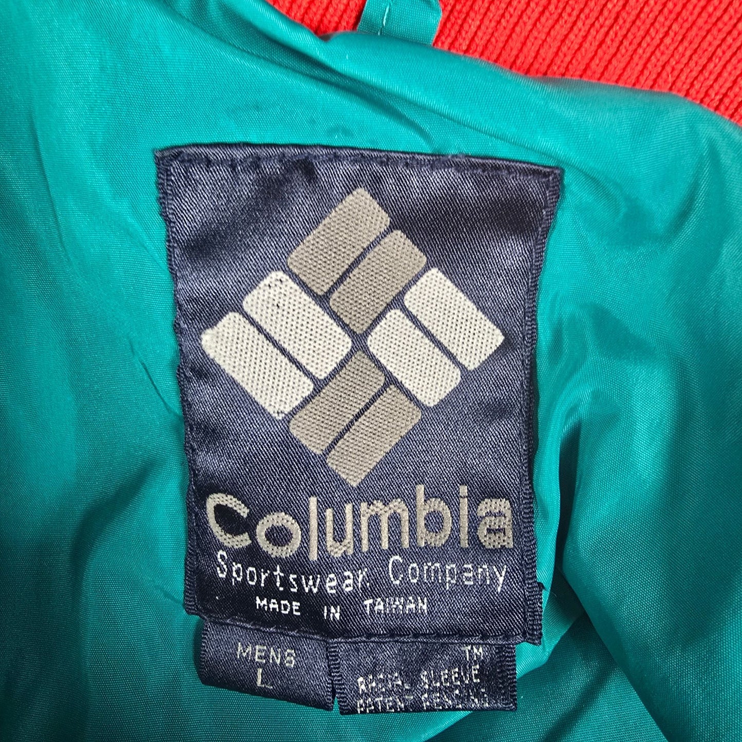 Vintage 1990s Columbia Sportswear Teal Bugaboo 3-in-1 Interchange Jacket (L)