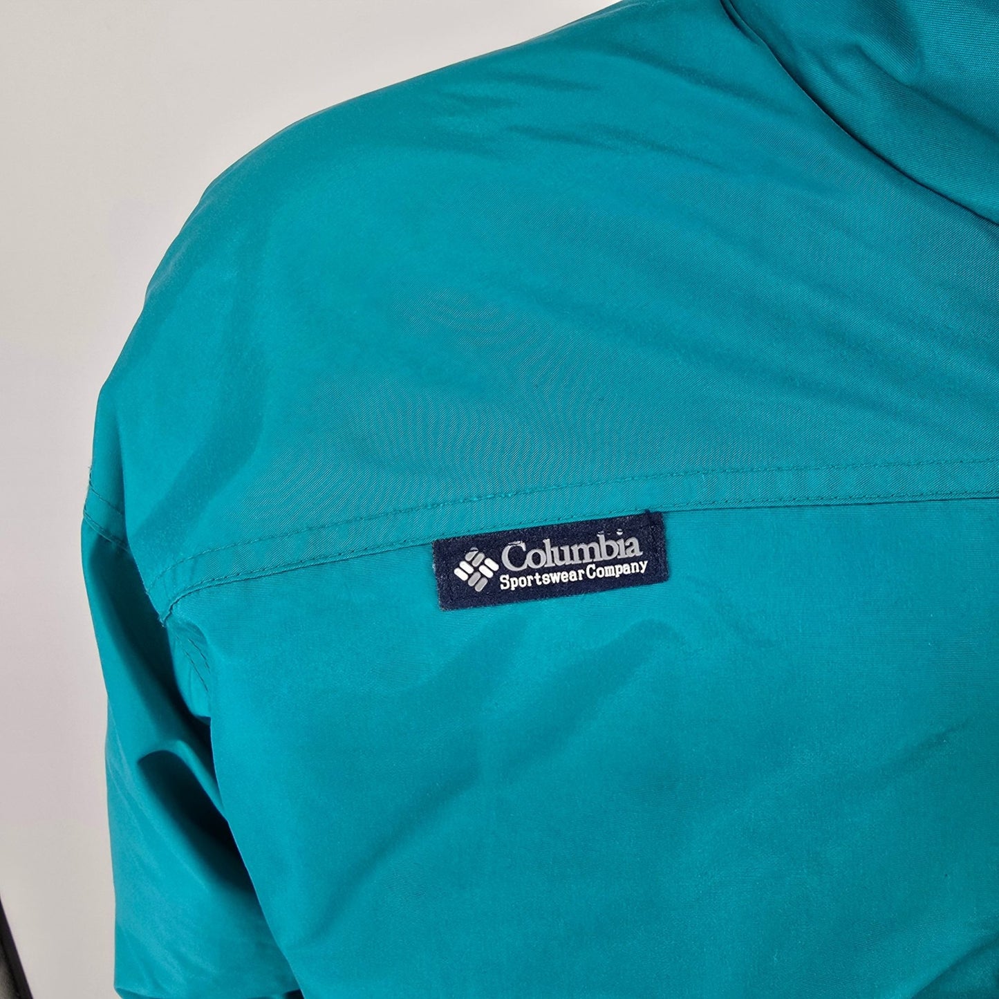 Vintage 1990s Columbia Sportswear Teal Bugaboo 3-in-1 Interchange Jacket (L)