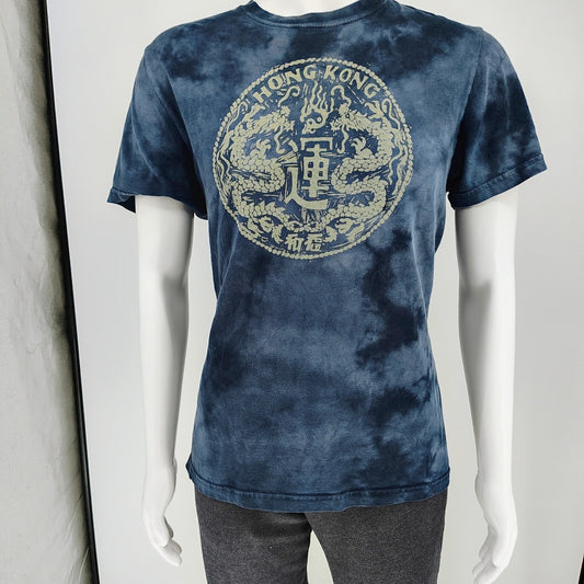 Lucky Brand Classic Fit Made in USA "Hong Kong" Graphic T-Shirt (Medium)