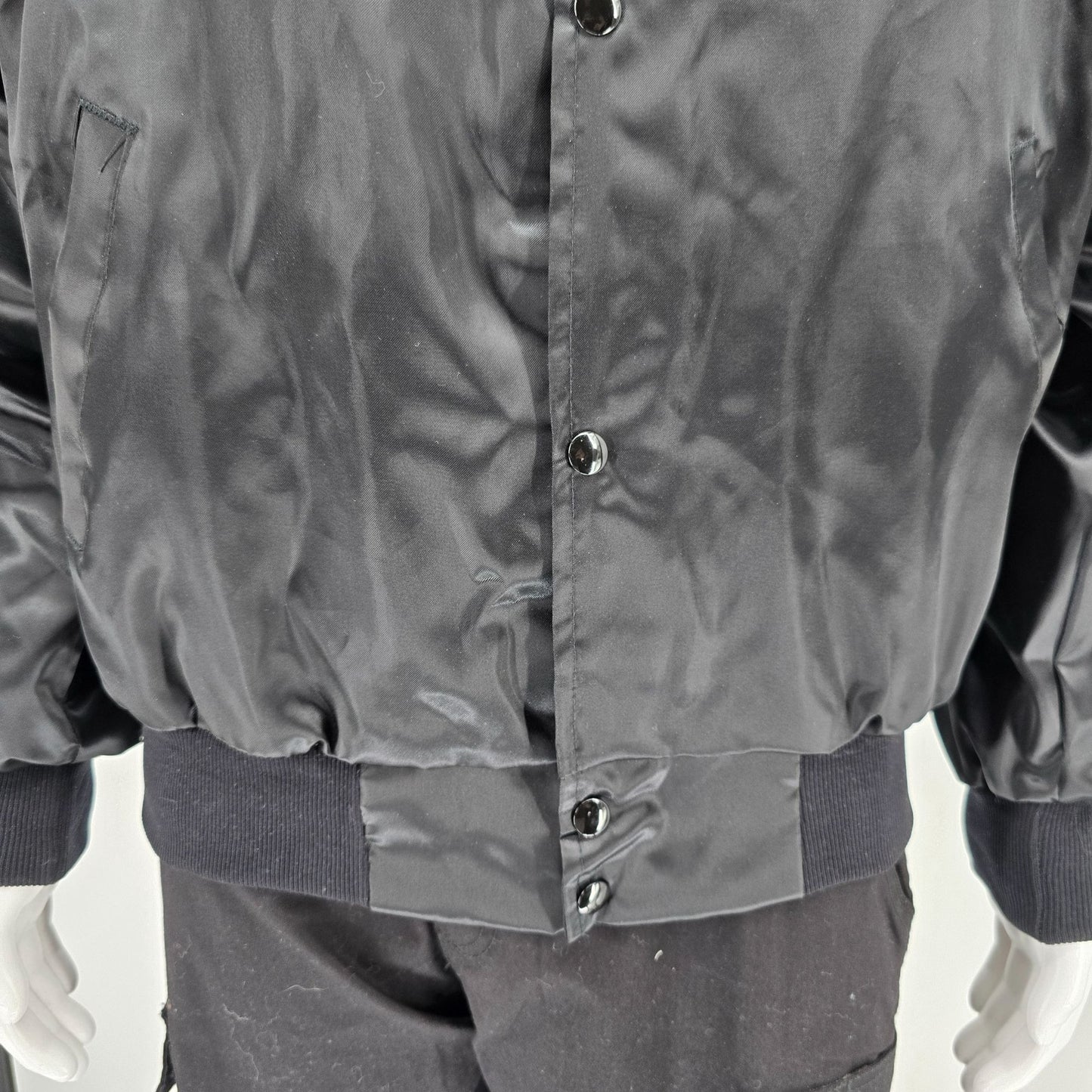 Vintage 1990s Rapco International "Melissa" Nylon Satin Bomber Jacket (M/L)