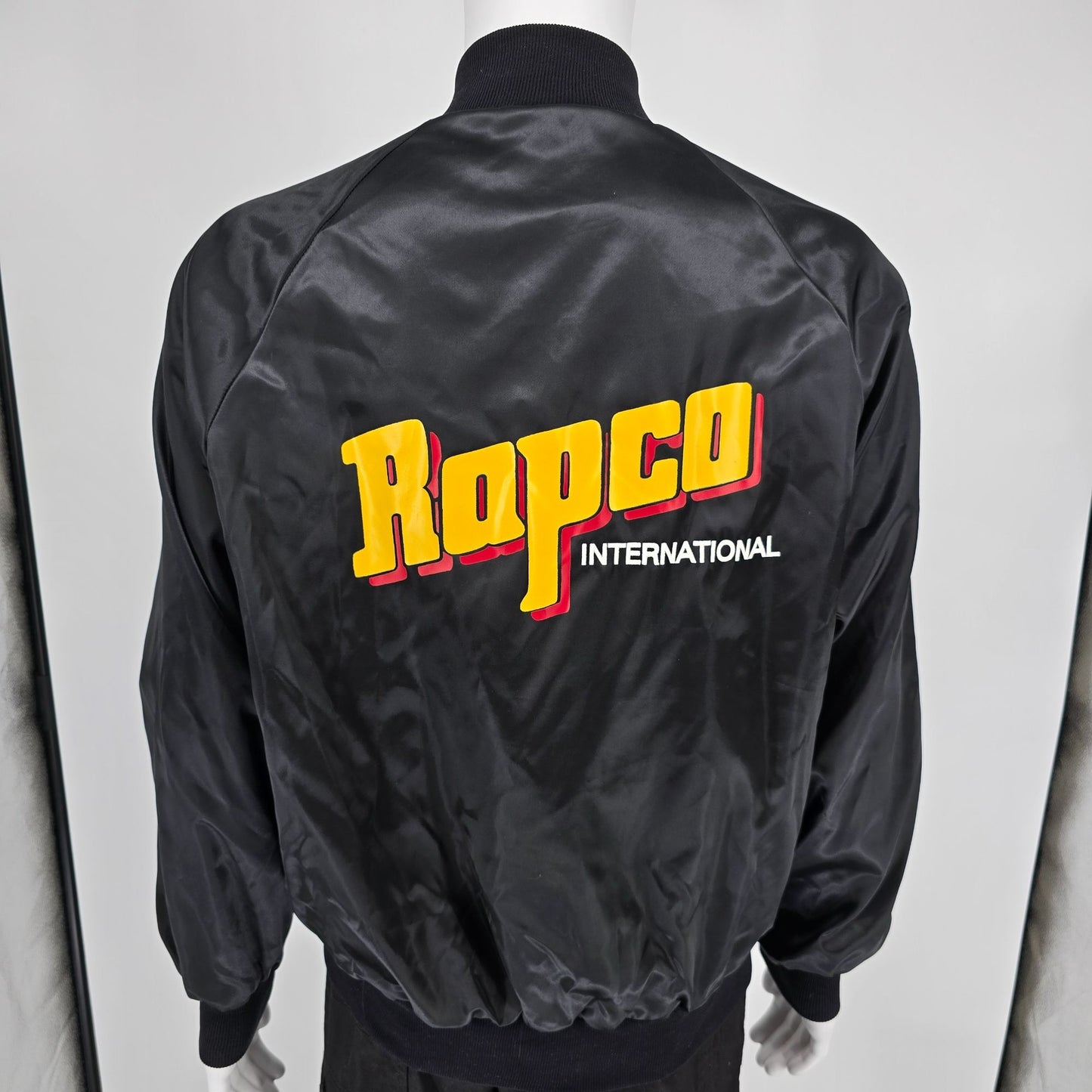 Vintage 1990s Rapco International "Melissa" Nylon Satin Bomber Jacket (M/L)
