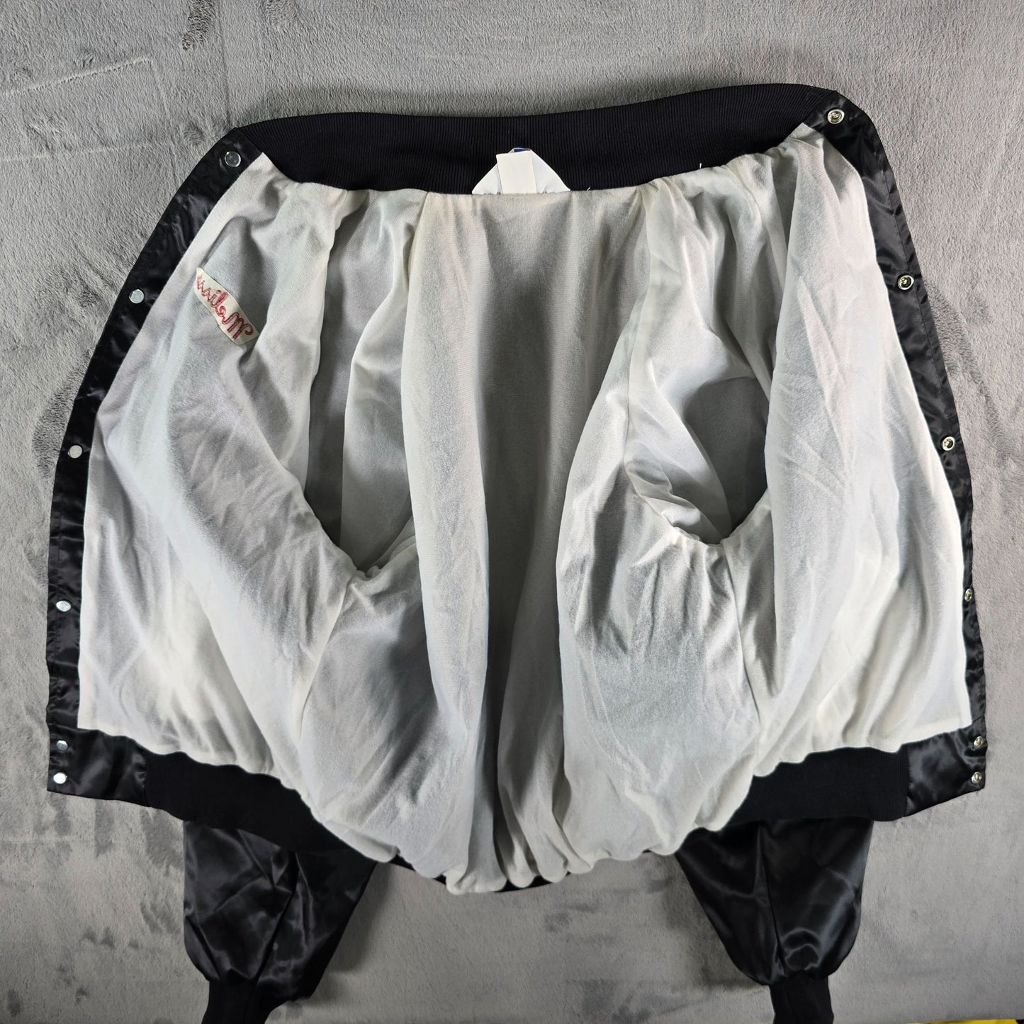 Vintage 1990s Rapco International "Melissa" Nylon Satin Bomber Jacket (M/L)