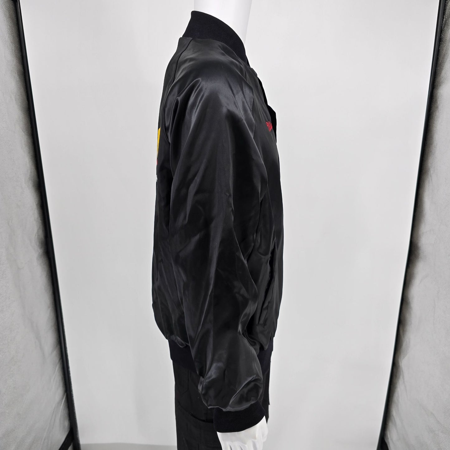 Vintage 1990s Rapco International "Melissa" Nylon Satin Bomber Jacket (M/L)