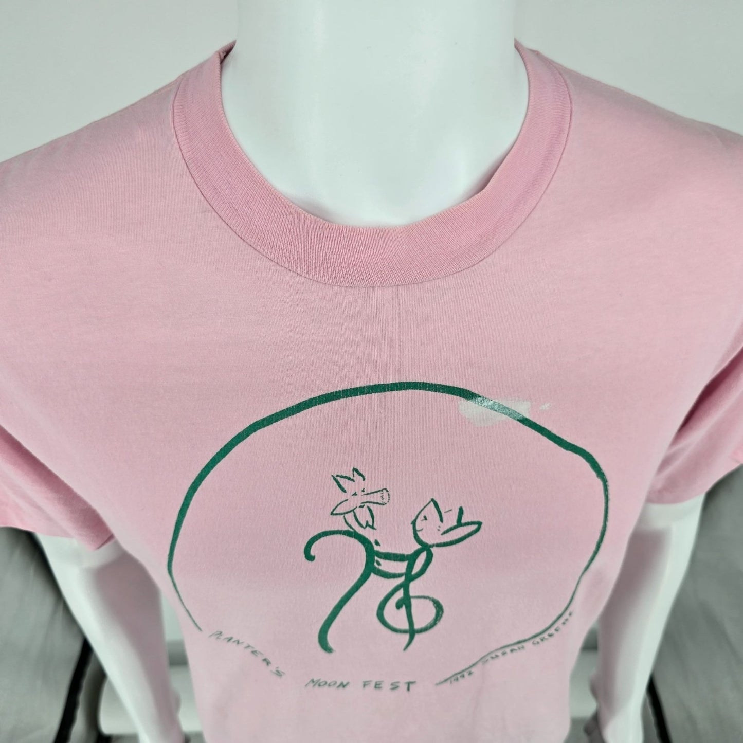 Vintage 1990s Jerzees Susan Greene "Planter's Moon Fest" 1992 Art T-Shirt (M)