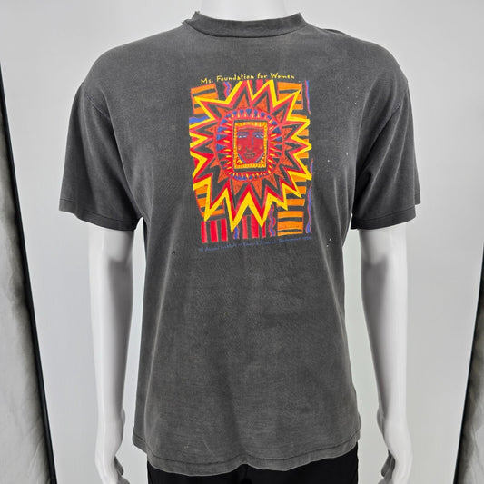 Vintage 1995 Ms. Foundation for Women 7th Annual Institute Sunburst T-Shirt (L)