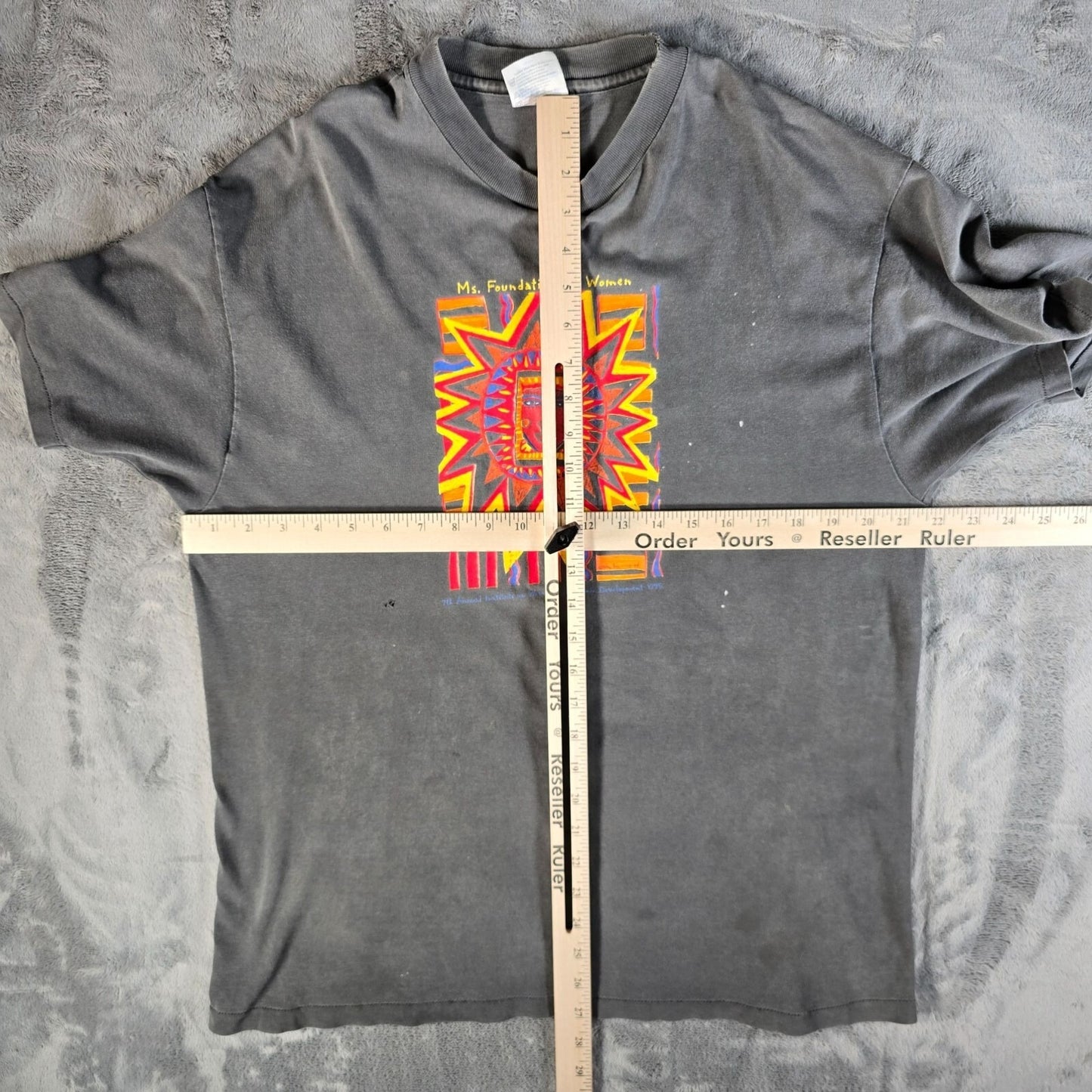 Vintage 1995 Ms. Foundation for Women 7th Annual Institute Sunburst T-Shirt (L)